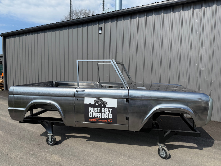 1966-1977 Ford Bronco Reproduction Body / Tub With Flared Quarters
