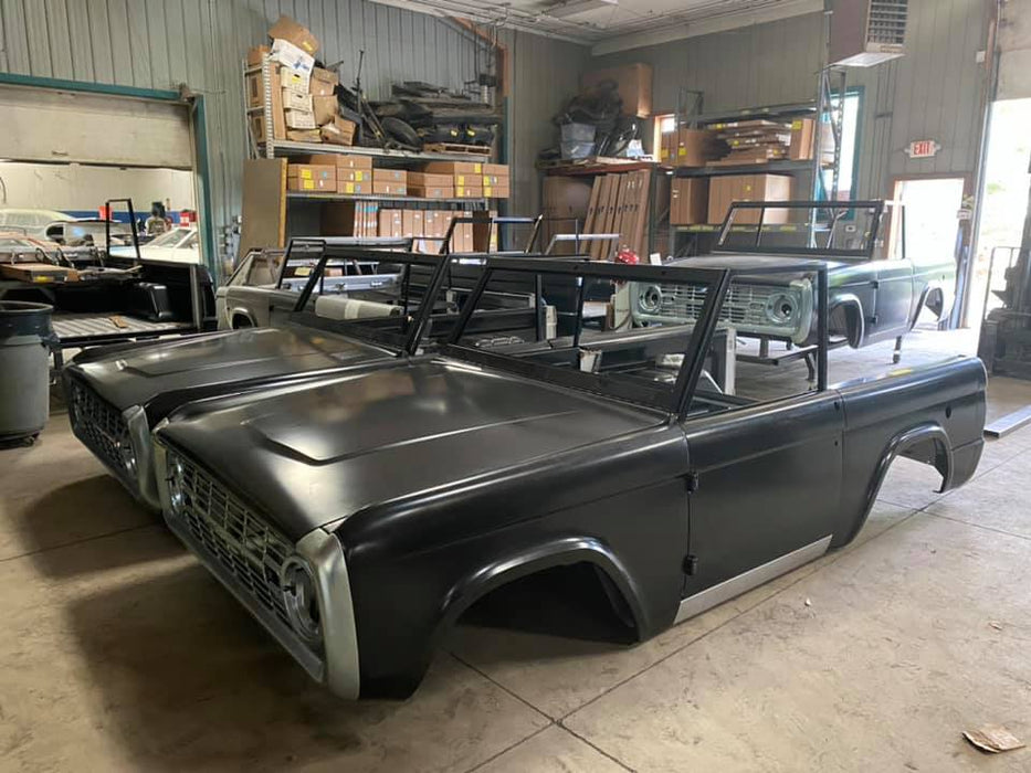 1966-1977 Ford Bronco Reproduction Body / Tub With Flared Quarters