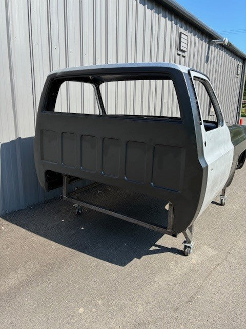 1973-1987 C10 'Square Body' Truck Cab With Front Clip Assembly